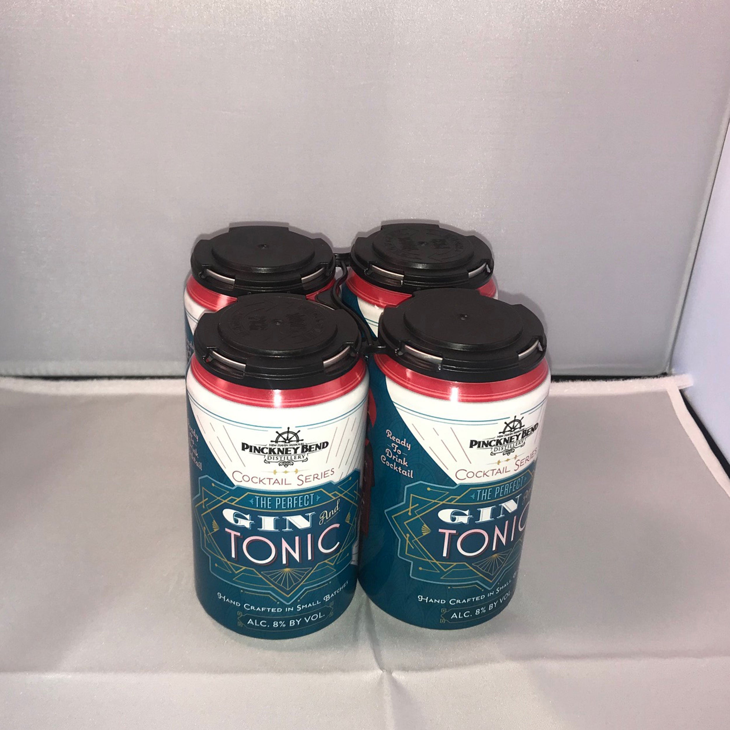 4Pack Gin & Tonic Cans Pinckney Bend Distillery Gift Shop